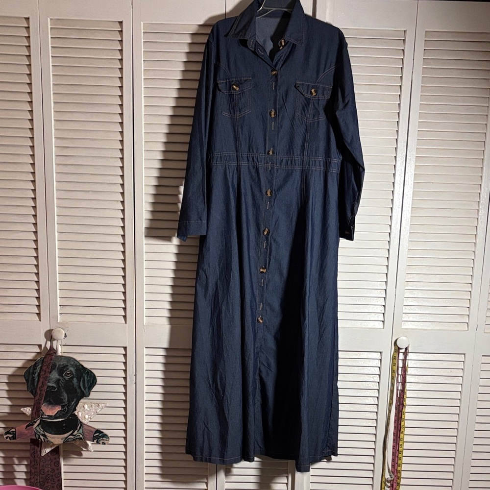 Long Denim Dress